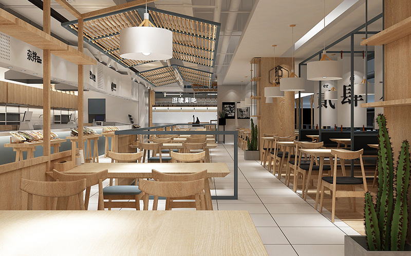 拾尖480㎡餐飲空間裝修設計